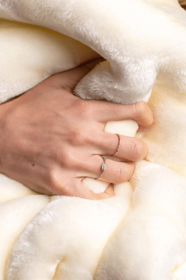 Plush Cloud Blanket, Queen - Ivory